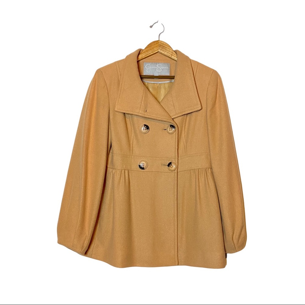 Jessica Simpson Balloon Sleeve Peacoat